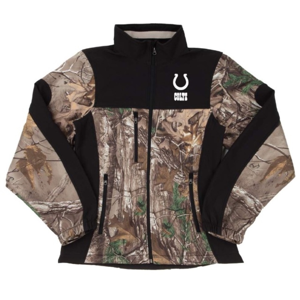 NWT NFL Colts Camo Jacket